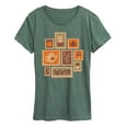 thumbnail image 1 of Instant Message - Fall Stamp Cluster - Women's Short Sleeve Graphic T-Shirt, 1 of 5