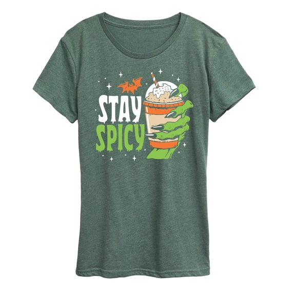 Instant Message - Fall - Stay Spicy Creepy Hands - Women's Short Sleeve Graphic T-Shirt