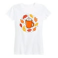 thumbnail image 1 of Instant Message - Fall Theme Designs - Women's Short Sleeve Graphic T-Shirt, 1 of 6