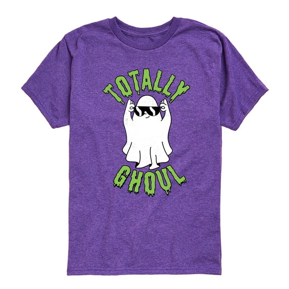 Instant Message - Fall - Totally Ghoul; Cool Ghost - Toddler & Youth Short Sleeve Graphic T-Shirt