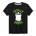 thumbnail image 1 of Instant Message - Fall - Totally Ghoul; Cool Ghost - Toddler & Youth Short Sleeve Graphic T-Shirt, 1 of 6
