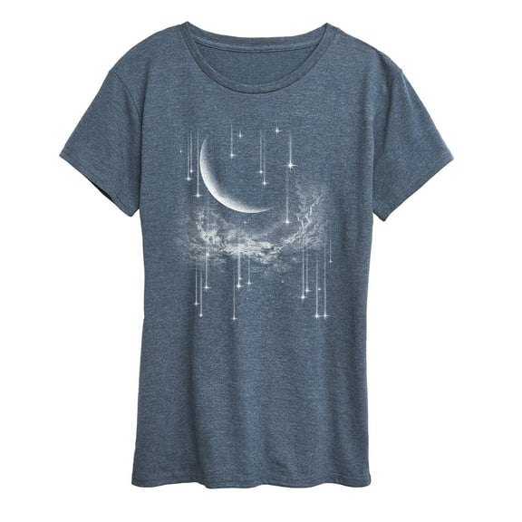Instant Message - Falling Stars - Women's Short Sleeve Graphic T-Shirt