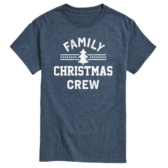 Instant Message - Family Christmas Crew - Men's Short Sleeve Graphic T-Shirt