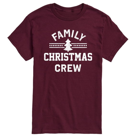 Instant Message - Family Christmas Crew - Men's Short Sleeve Graphic T-Shirt