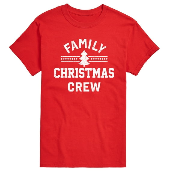 Instant Message - Family Christmas Crew - Men's Short Sleeve Graphic T-Shirt