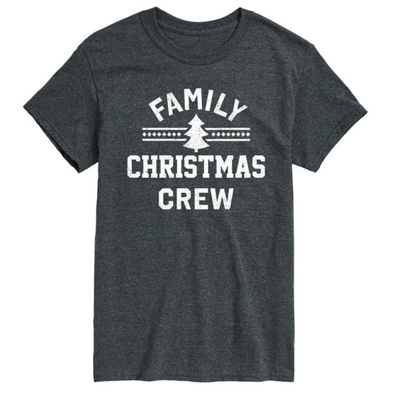 Instant Message - Family Christmas Crew - Men's Short Sleeve Graphic T-Shirt