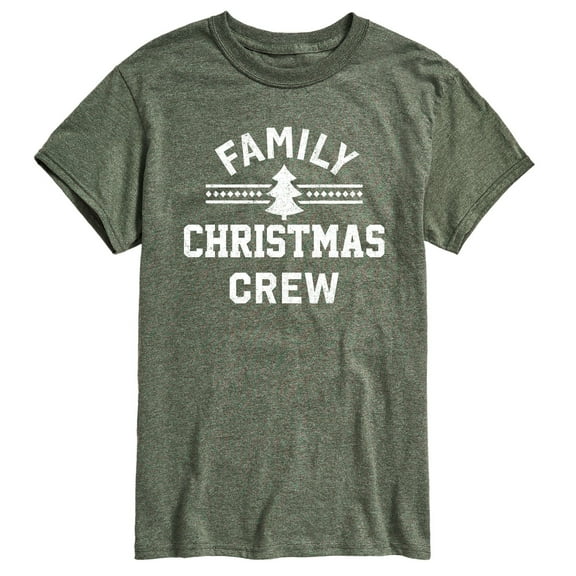 Instant Message - Family Christmas Crew - Men's Short Sleeve Graphic T-Shirt