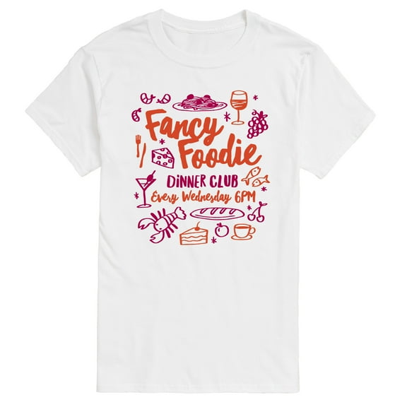 Instant Message - Fancy Foodie - Men's Short Sleeve Graphic T-Shirt