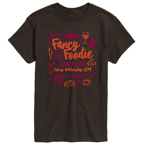 Instant Message - Fancy Foodie - Men's Short Sleeve Graphic T-Shirt