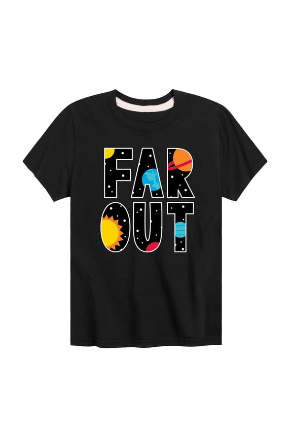 - Far Out Space - Toddler And Youth Short Sleeve Graphic T-Shirt
