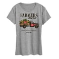thumbnail image 1 of Instant Message - Farmer's Market Fresh Produce Delivery Truck - Women's Short Sleeve Graphic T-Shirt, 1 of 6