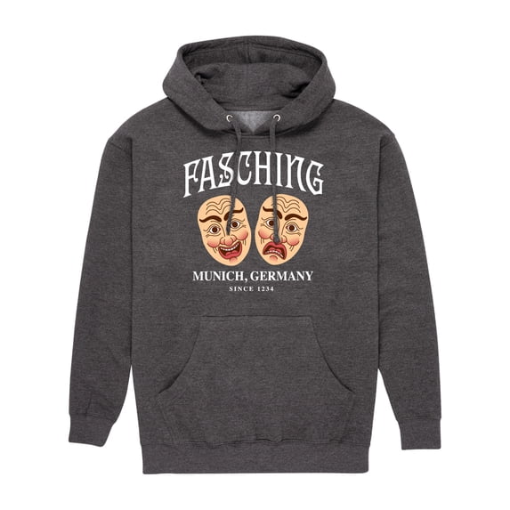 Instant Message - Fasching Masks - Men's Pullover Hooded Fleece Sweatshirt