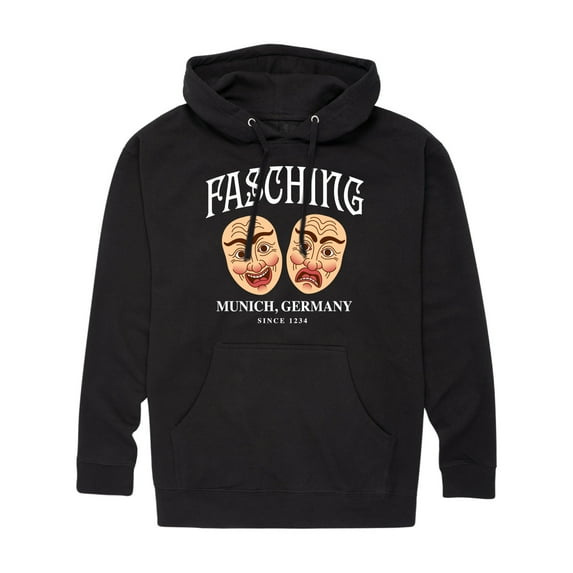Instant Message - Fasching Masks - Men's Pullover Hooded Fleece Sweatshirt