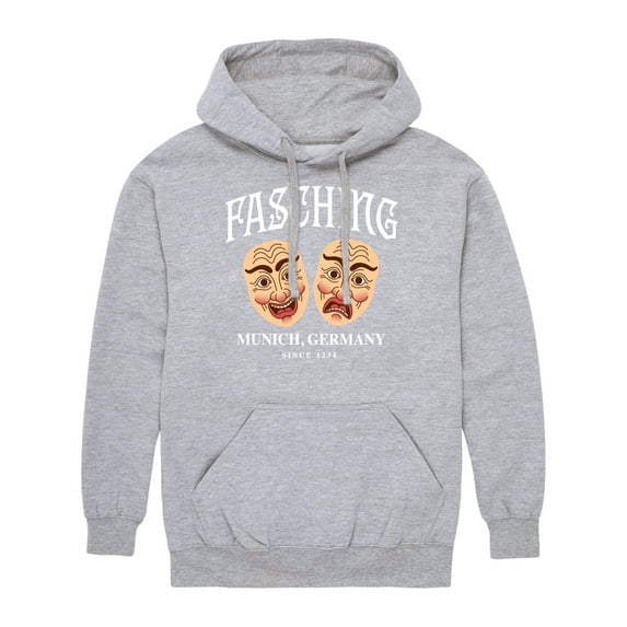 Instant Message - Fasching Masks - Men's Pullover Hooded Fleece Sweatshirt