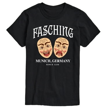 Instant Message - Fasching Masks  - Men's Short Sleeve Graphic T-Shirt