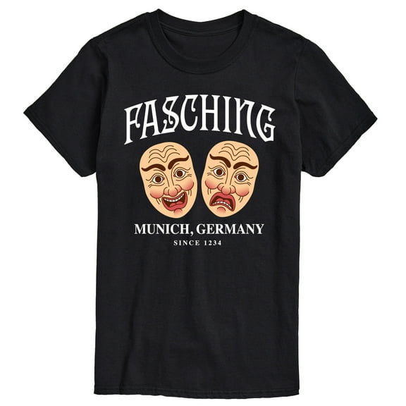 Instant Message - Fasching Masks  - Men's Short Sleeve Graphic T-Shirt