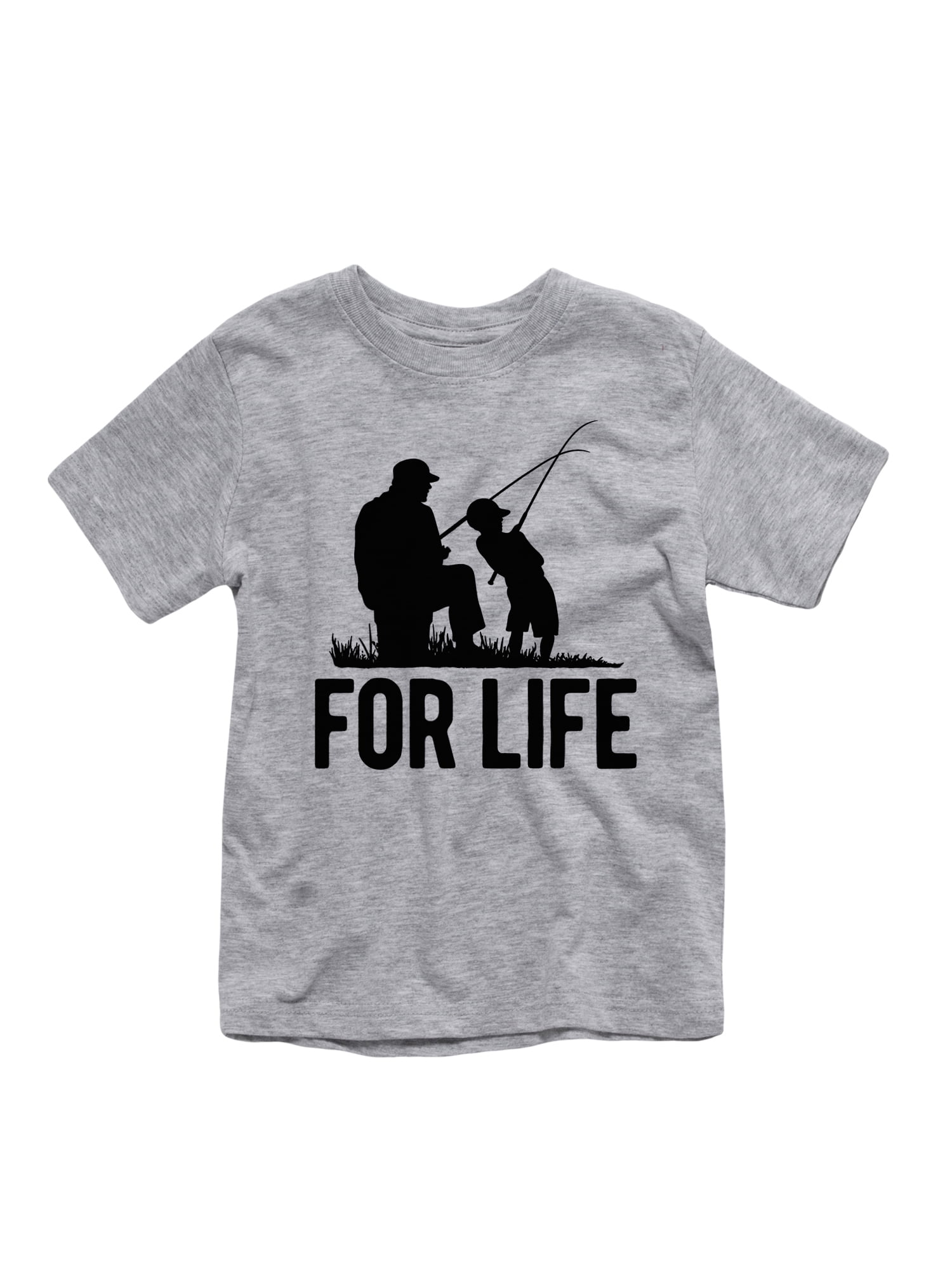 Instant Message - Father Son Fishing For Life -TODDLER SHORT
