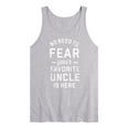 thumbnail image 1 of Instant Message - Favorite Uncle Is Here - Men's Jersey Tank, 1 of 5