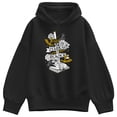 thumbnail image 1 of Instant Message - Fearless Reader - Women's Oversized Fleece Hoodie Sweatshirt, 1 of 4
