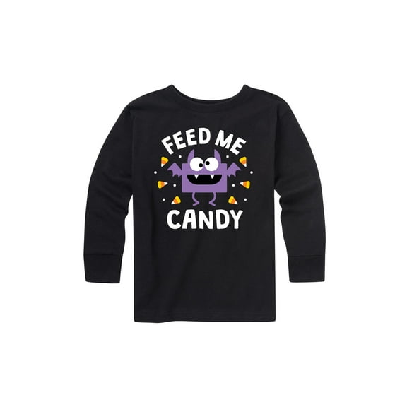 Instant Message - Feed Me Candy Bat - Youth Long Sleeve Tee