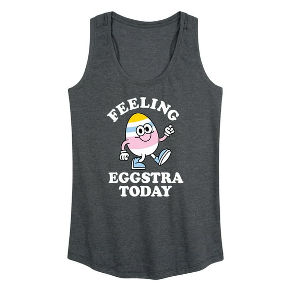 Instant Message - Feelin Eggstra - Women's Racerback Tank Top