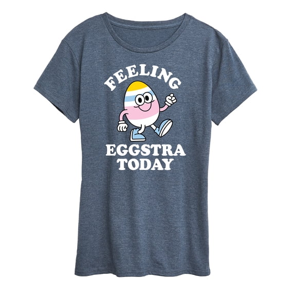 Instant Message - Feelin Eggstra - Women's Short Sleeve Graphic T-Shirt
