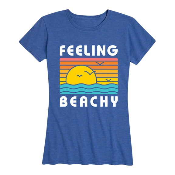 Instant Message - Feeling Beachy - Women's Short Sleeve Graphic T-Shirt