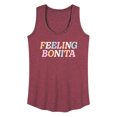 thumbnail image 1 of Instant Message - Feeling Bonita - Women's Racerback Tank Top, 1 of 6