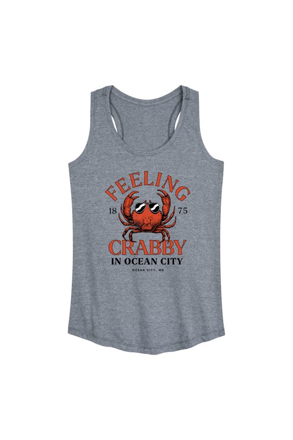 - Feeling Crabby in Ocean City - Women's Racerback Tank Top