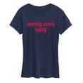 thumbnail image 1 of Instant Message - Feeling Extra Spicy - Women's Short Sleeve Graphic T-Shirt, 1 of 5