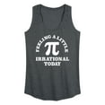 thumbnail image 1 of Instant Message - Feeling Irrational Today Pi - Women's Racerback Tank Top, 1 of 6