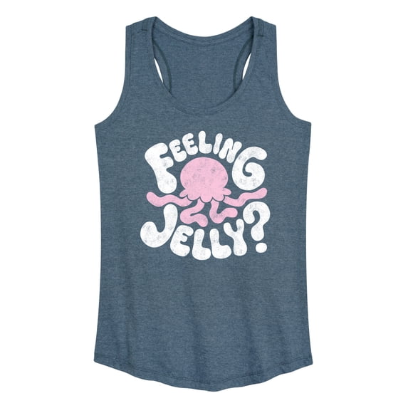 Instant Message - Feeling Jelly Jellyfish - Women's Racerback Tank Top
