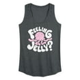 thumbnail image 1 of Instant Message - Feeling Jelly Jellyfish - Women's Racerback Tank Top, 1 of 6