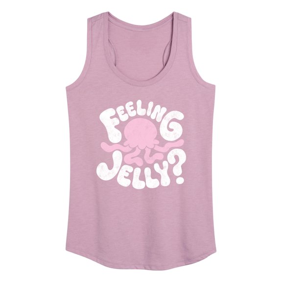 Instant Message - Feeling Jelly Jellyfish - Women's Racerback Tank Top