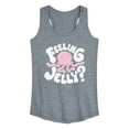 thumbnail image 1 of Instant Message - Feeling Jelly Jellyfish - Women's Racerback Tank Top, 1 of 6