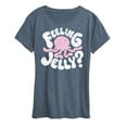 thumbnail image 1 of Instant Message - Feeling Jelly Jellyfish - Women's Short Sleeve Graphic T-Shirt, 1 of 6