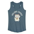 thumbnail image 1 of Instant Message - Feline Lucky - Women's Racerback Tank Top, 1 of 6