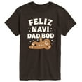 thumbnail image 1 of Instant Message - Feliz Navi Dad Bod - Men's Short Sleeve Graphic T-Shirt, 1 of 4