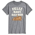 thumbnail image 1 of Instant Message - Feliz Navi Dad Bod - Men's Short Sleeve Graphic T-Shirt, 1 of 5