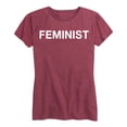 thumbnail image 1 of Instant Message - Feminist - Women's Short Sleeve Graphic T-Shirt, 1 of 5