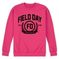 thumbnail image 1 of Instant Message - Field Day Collegiate - Men's Crew Neck Fleece Pullover, 1 of 5