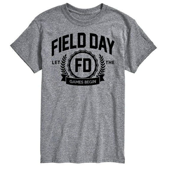 Instant Message - Field Day Collegiate - Men's Short Sleeve Graphic T-Shirt