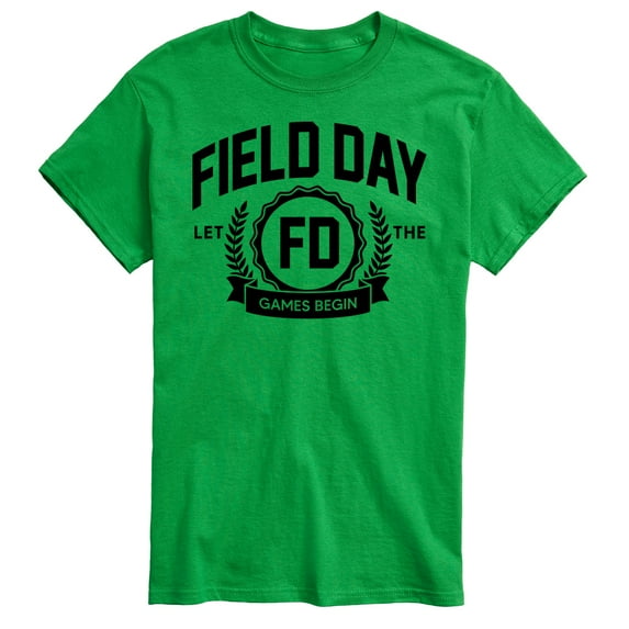 Instant Message - Field Day Collegiate - Men's Short Sleeve Graphic T-Shirt
