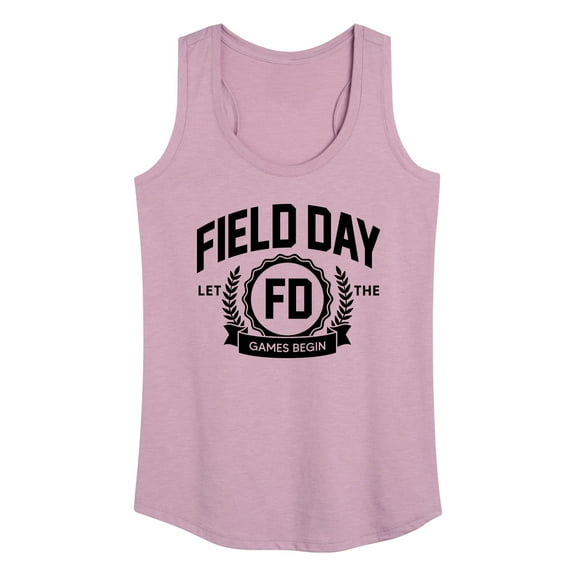 Instant Message - Field Day Collegiate - Women's Racerback Tank Top
