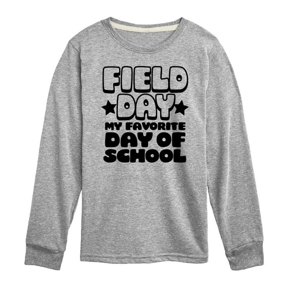 Instant Message - Field Day Favorite Day Of School - Toddler And Youth Long Sleeve Graphic T-Shirt
