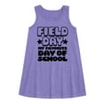 thumbnail image 1 of Instant Message - Field Day Favorite Day Of School - Toddler and Youth Girls A-line Dress, 1 of 5