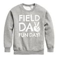 thumbnail image 1 of Instant Message - Field Day Fun Day Peace Sign  - Toddler And Youth Crewneck Fleece Sweatshirt, 1 of 6