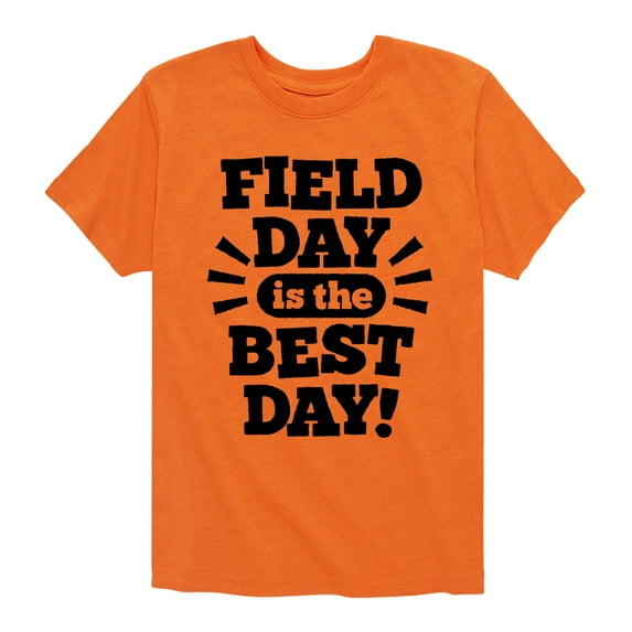 Instant Message - Field Day Is The Best Day - Toddler And Youth Short Sleeve Graphic T-Shirt
