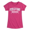 thumbnail image 1 of Instant Message - Field Day Let The Games Begin - Toddler And Youth Girls Short Sleeve Graphic T-Shirt, 1 of 6