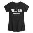 thumbnail image 1 of Instant Message - Field Day Let The Games Begin - Toddler And Youth Girls Short Sleeve Graphic T-Shirt, 1 of 6